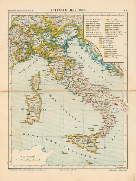L'Italia nel 1559