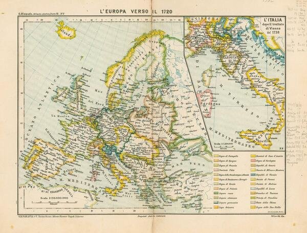 L'Europa verso il 1720