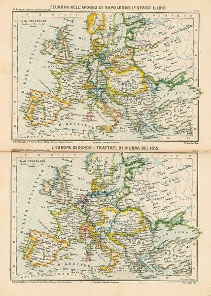 L'europa nell'apogeo di Napoleone I° verso il 1810 - L'Europa …