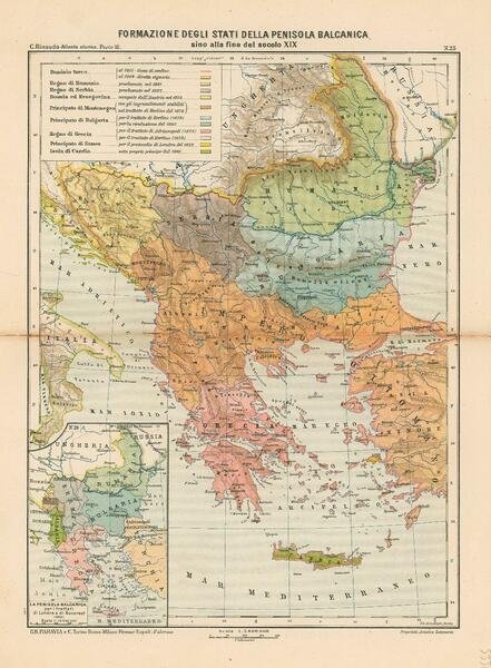 Formazione degli Stati della penisola Balcanica sino alla fine del …