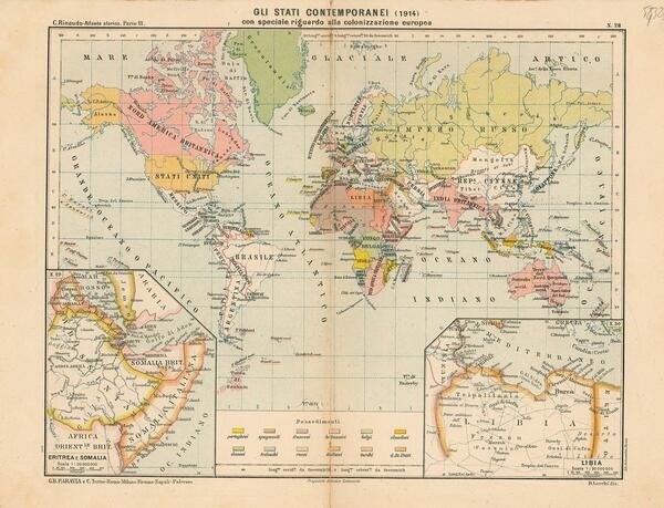 Gli stati contemporanei (1914) con speciale riguardo alla colonizzazione europea