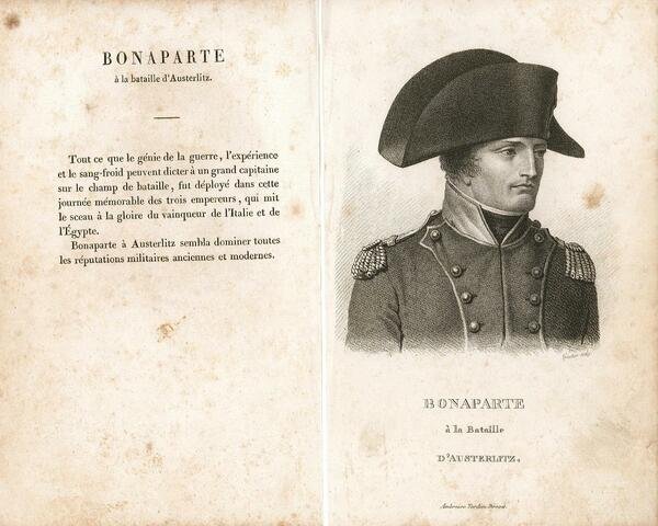 Bonaparte à la Bataille d'Austerlitz