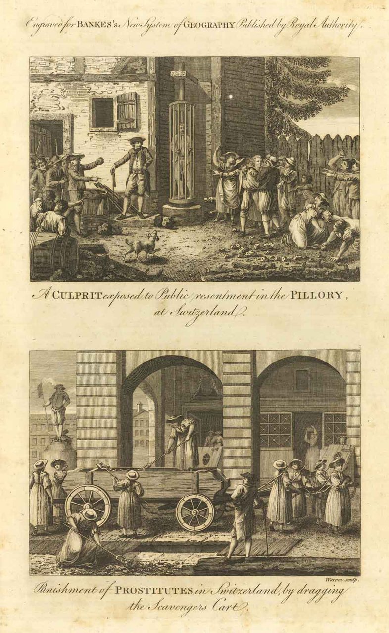 A culprit exposed to public presentment in the Pillory at …