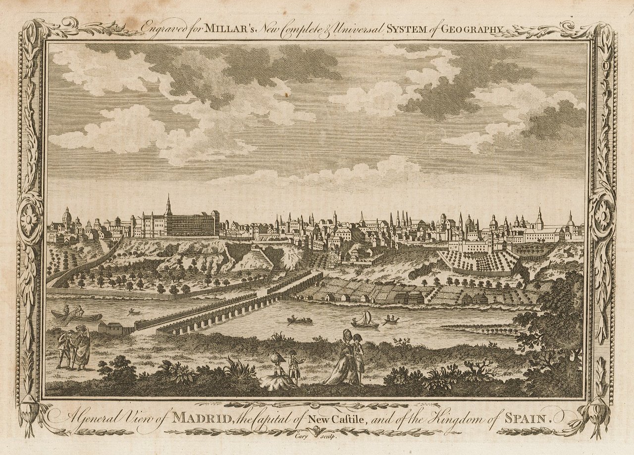 A general view of Madrid, the capital of New Castile …
