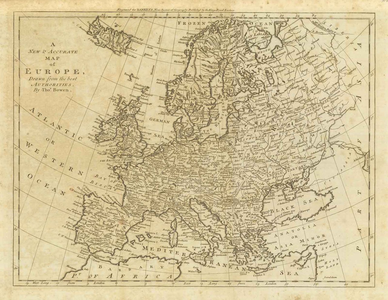 A new and accurate Map of Europe drawn from the …