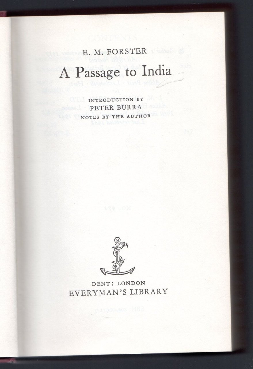 A Passage to India