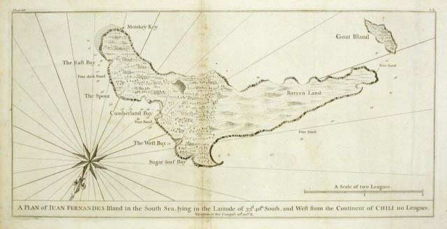 A plan of Iuan Fernandes Island in the South Sea, …