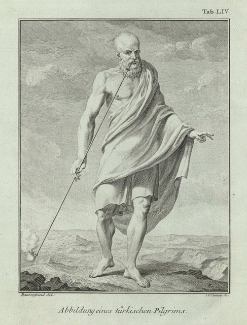 Abbildung eines turkischen pilgrims