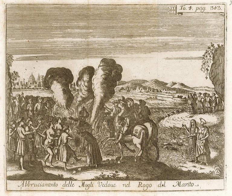 Abbrucciamento delle Mogli Vedove nel Rogo del Marito | Immagine Gallery 2