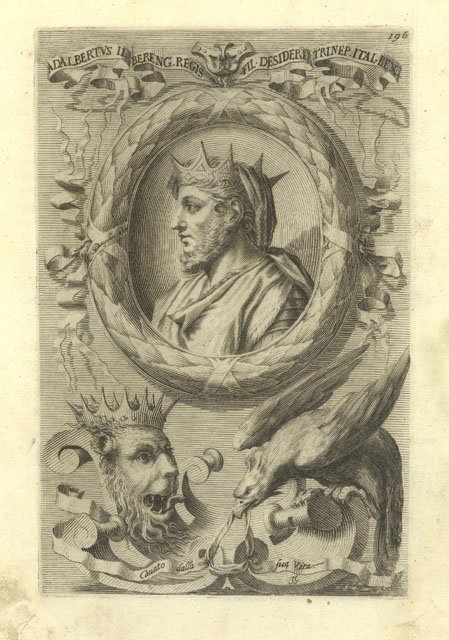 Adalbertus II, Bereng. regis fil. Desiderii trinep. Ital. rex