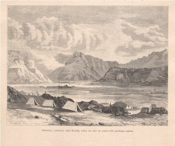 Adigrat, capitale dell’Agamè, vista da sud