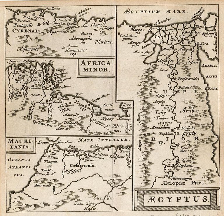 Africa Minor / Mauritania / Aegyptus