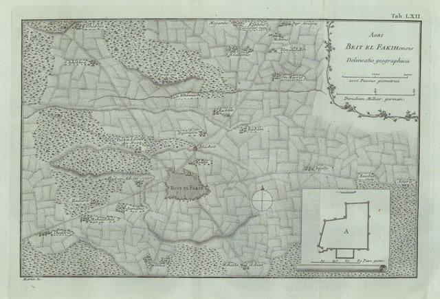 Agri Beit el Fakihensis delineatio geographica