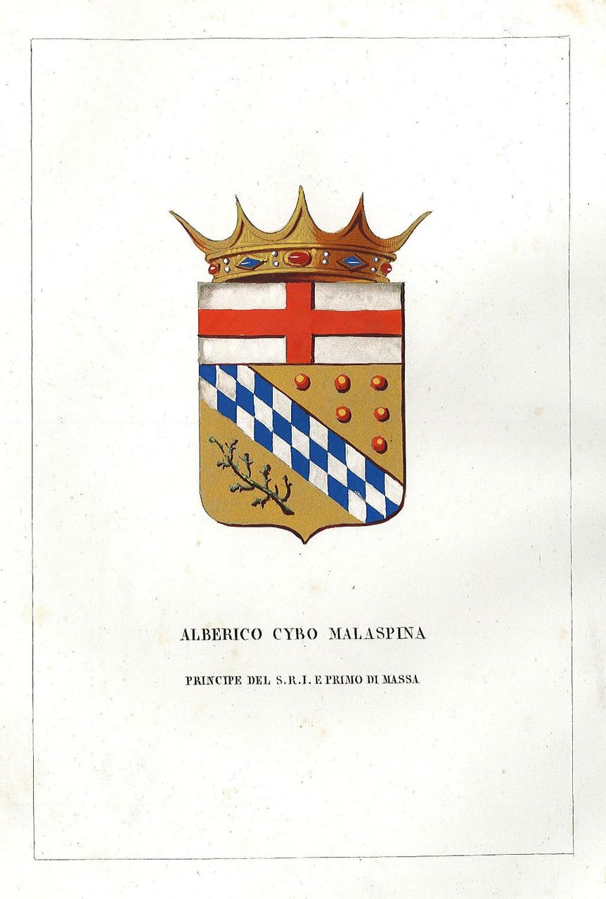 Alberico Cybo Malaspina principe del S. R. I. e primo …