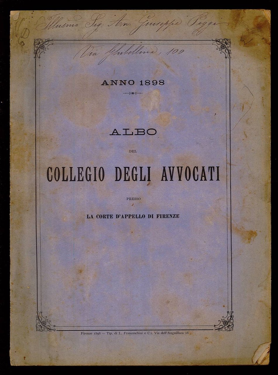 Albo del Collegio degli Avvocati presso la Corte d'Appello di …