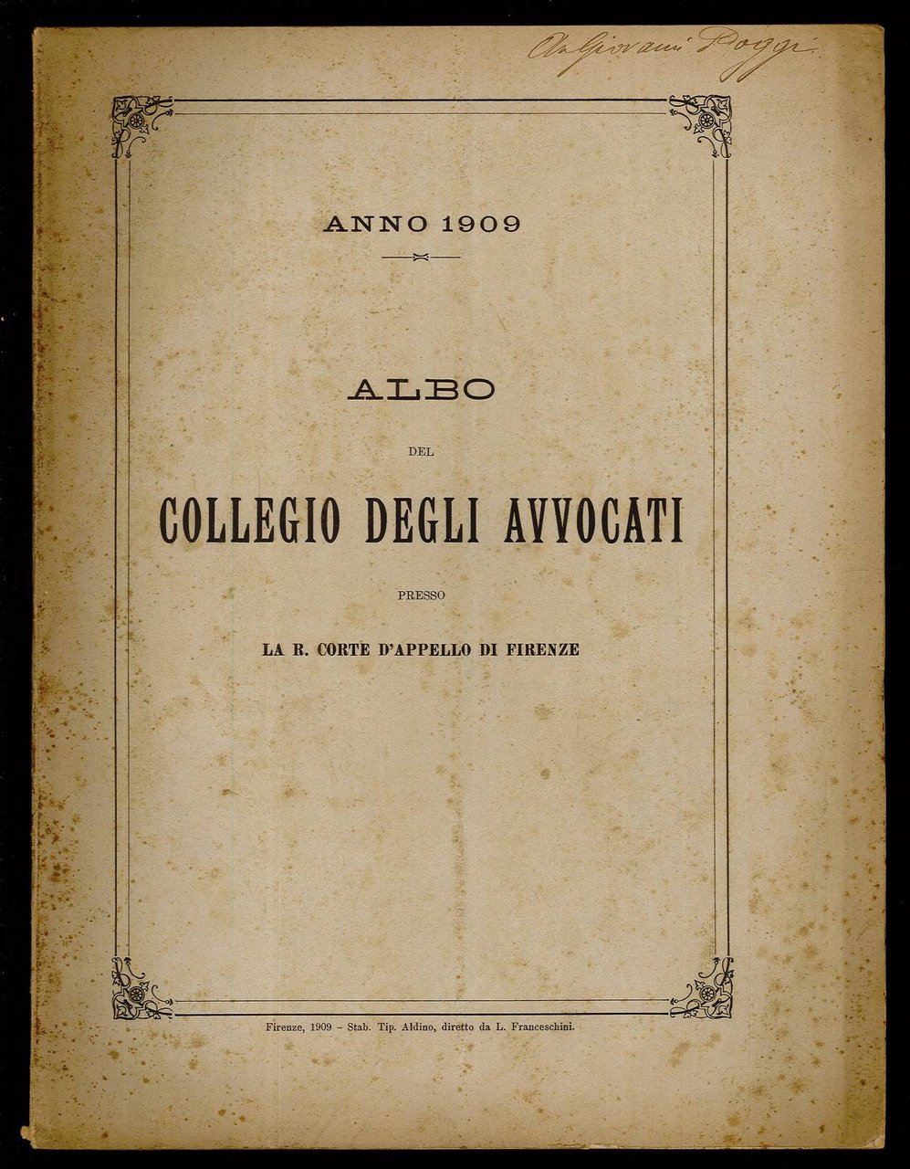 Albo del Collegio degli Avvocati presso la Corte d'Appello di …