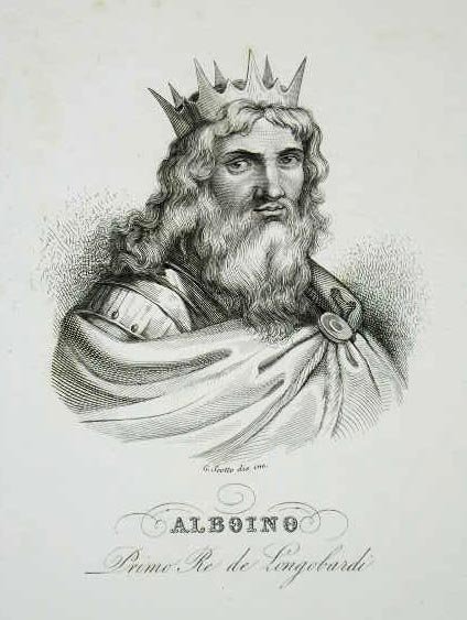Alboino / Primo Re de Longobardi