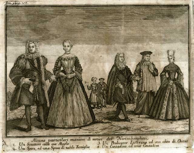Alcune particolari maniere di vestire dei Norimberghesi | Immagine principale