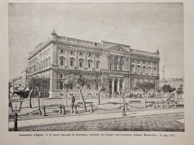 Alessandria d’Egitto / Il nuovo palazzo di Giustizia, costruito su …