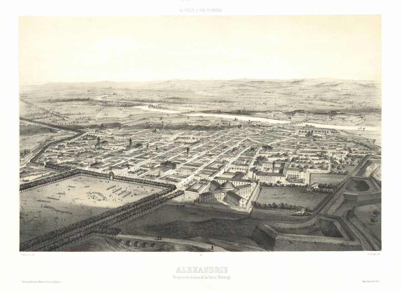 Alexandrie. Vue prise au dessus de la Porte Marengo