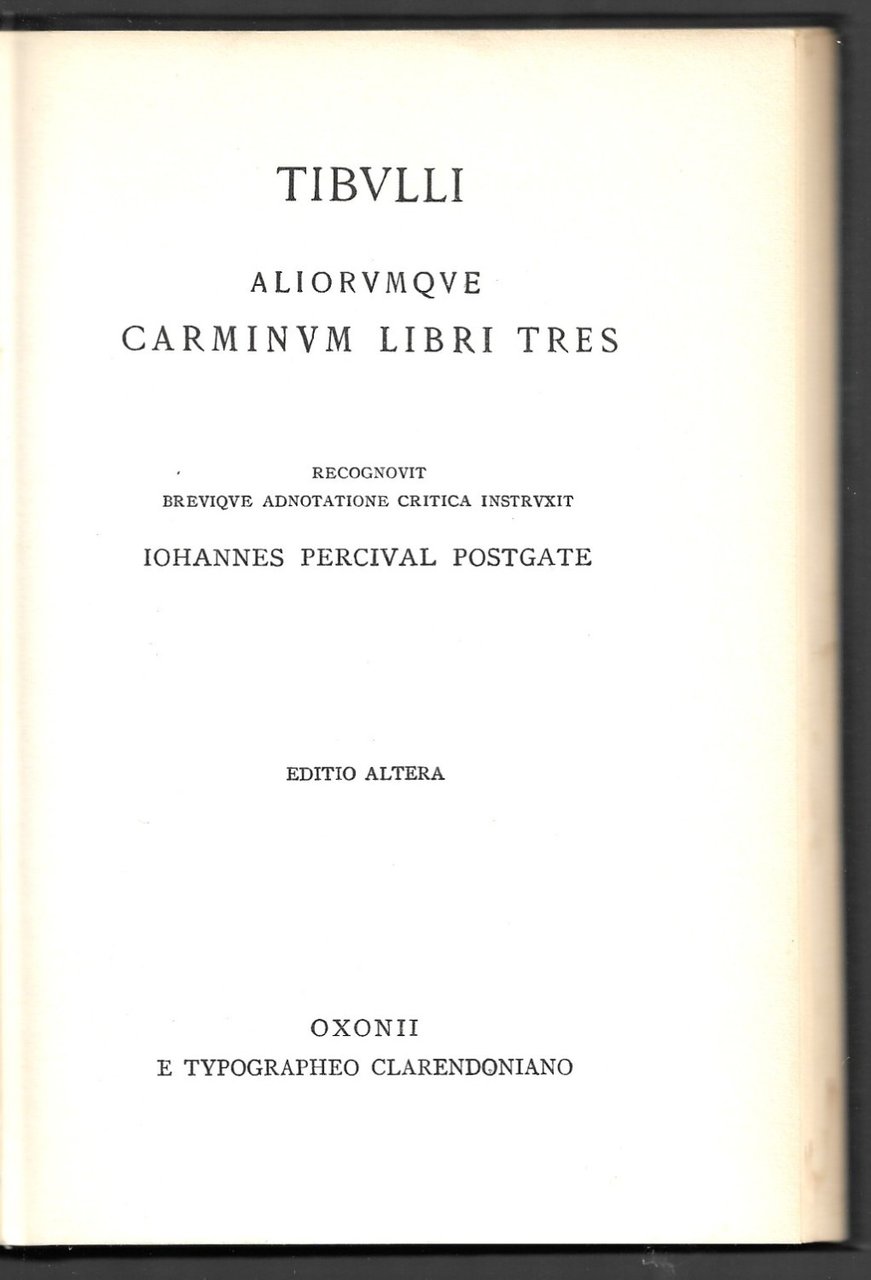 Aliorvmqve Carminvm Libri Tres