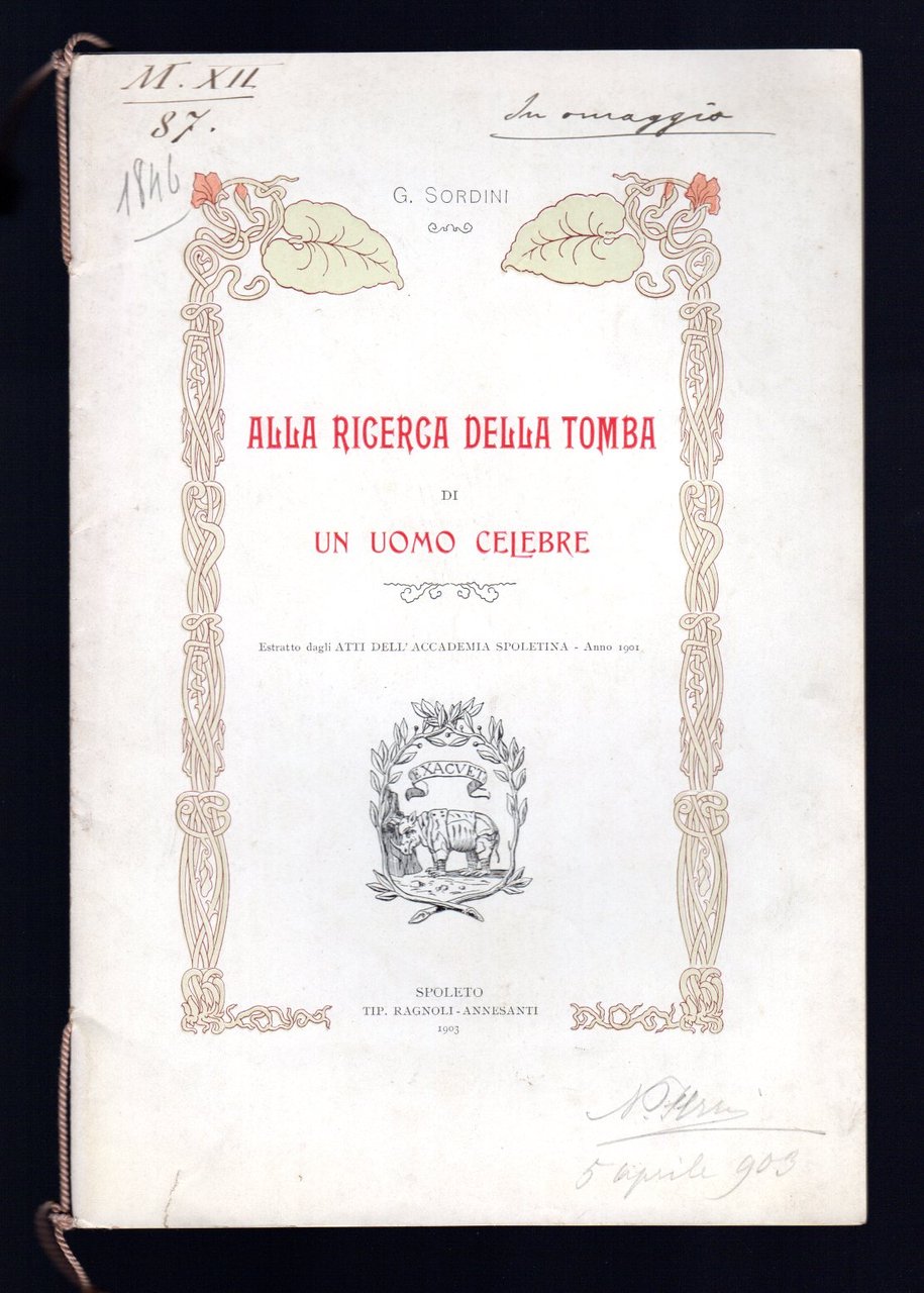 Alla ricerca della tomba di un uomo celebre