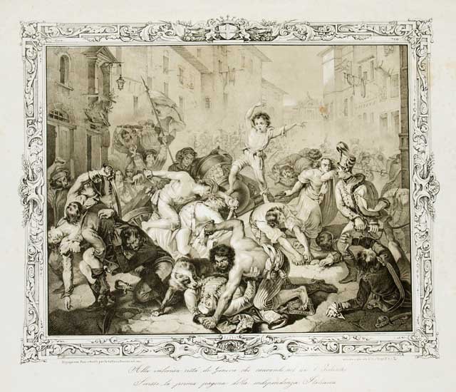 Alla valorosa città di Genova che cacciando nel 1746 i …