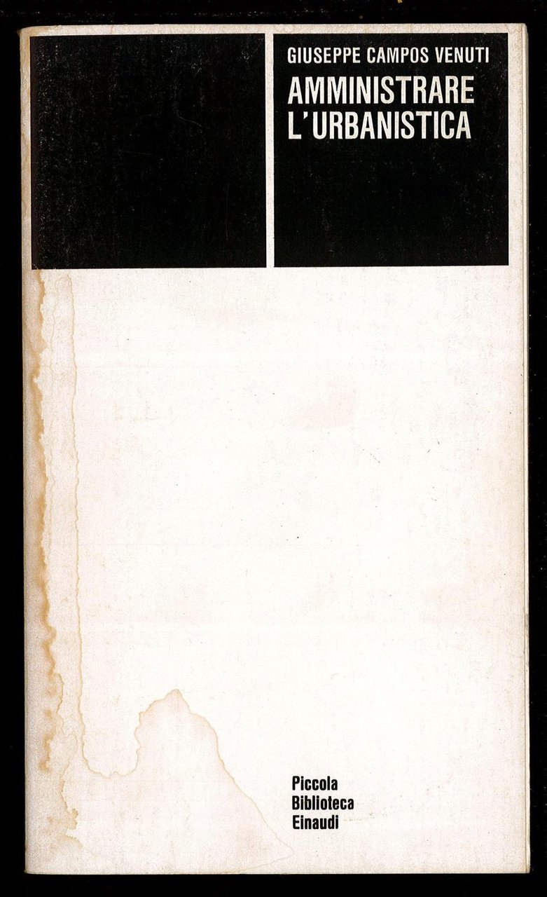 Amministrare l’urbanistica