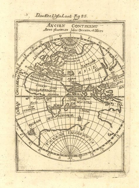 Ancien continent, avec plusieurs isles Oceans et Mers | Immagine principale