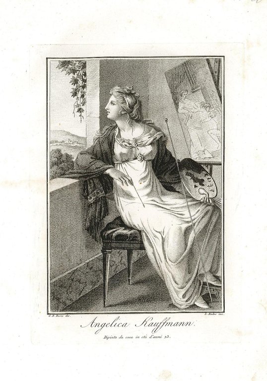 Angelica Kauffmann Dipinta da essa in età d'anni 23