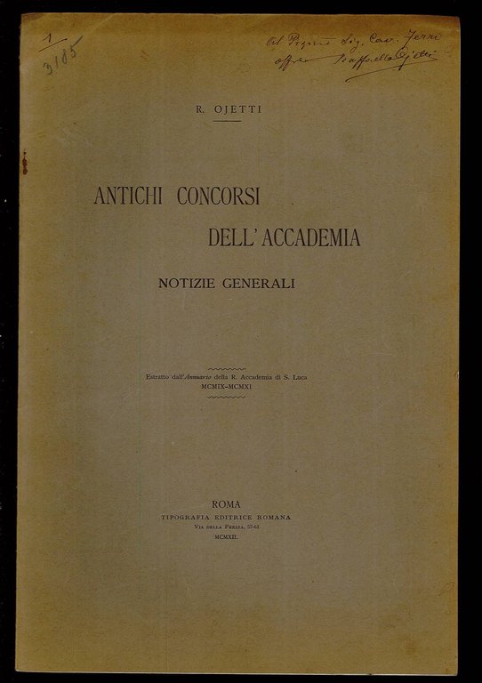Antichi concorsi dell'Accademia | Immagine Gallery 1