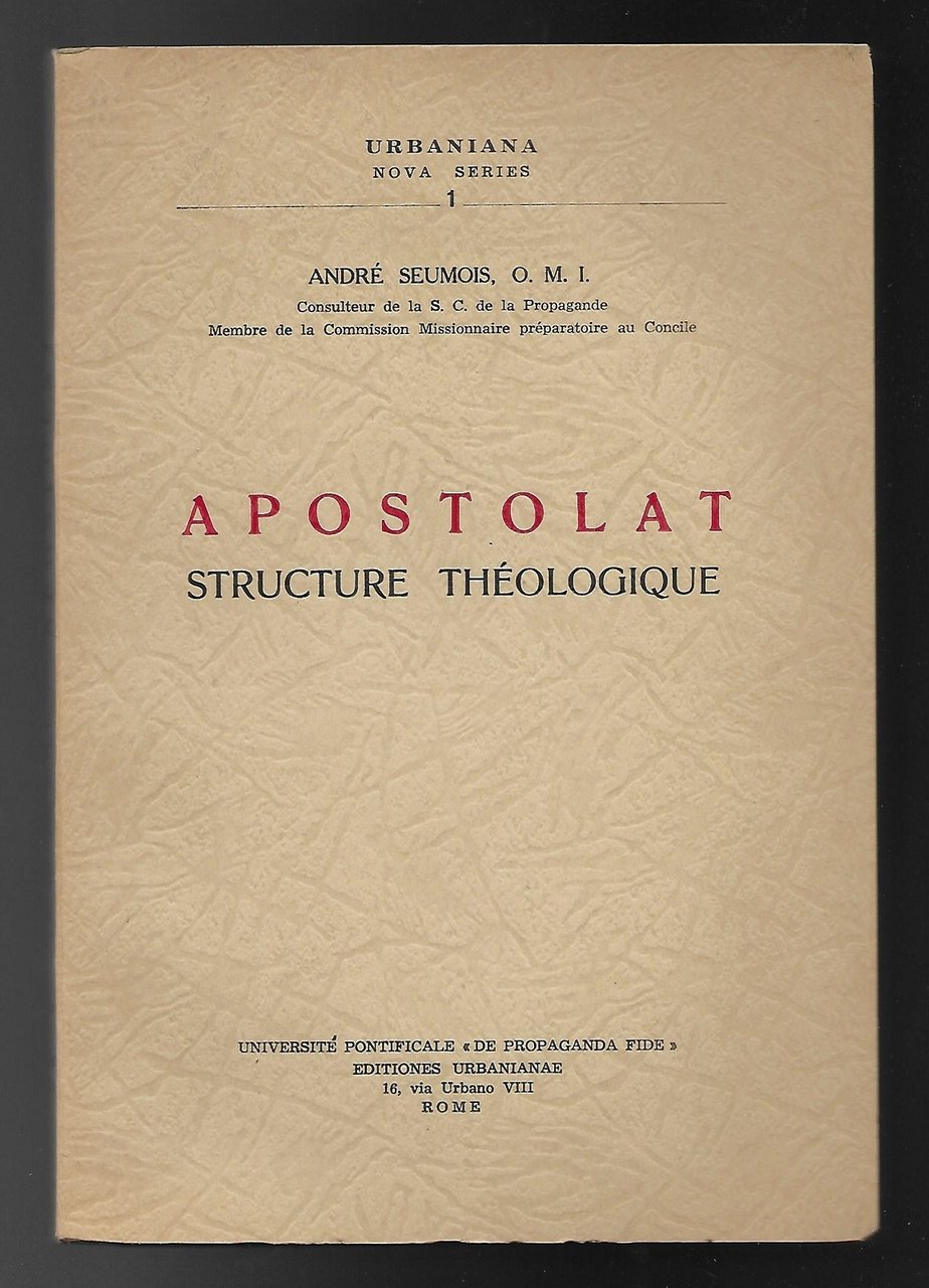Apostolat. Structure théologique. | Immagine principale