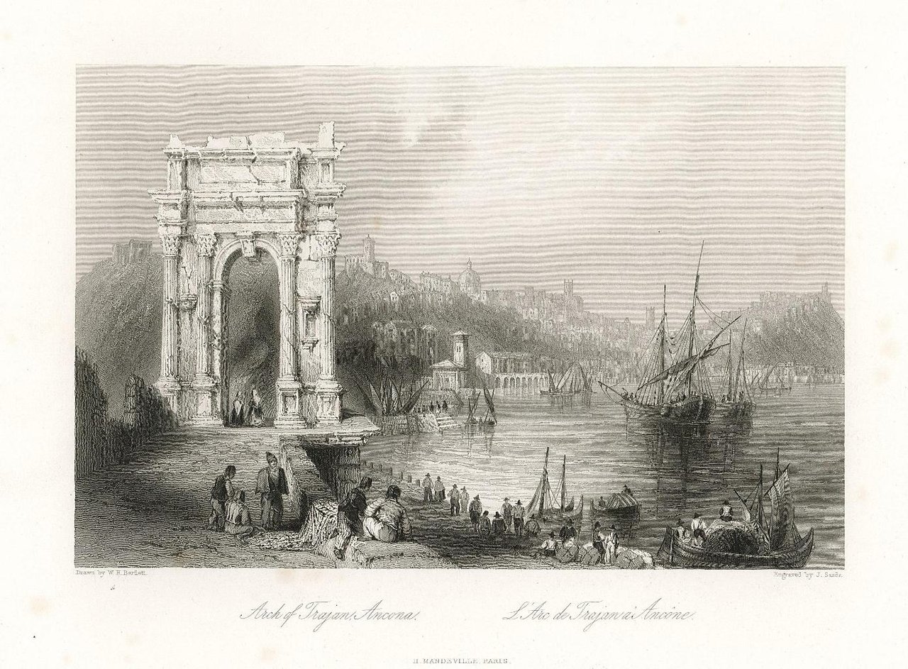 Arch of Trajan, Ancona - L'Arc de Trajan a Ancone.