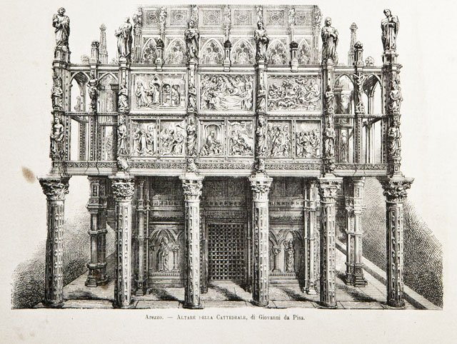 Arezzo / Altare della Cattedrale, di Giovanni da Pisa