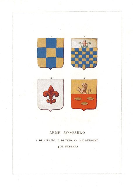 Arme Avogadro / 1 di Milano - 2 di Verona … | Immagine principale