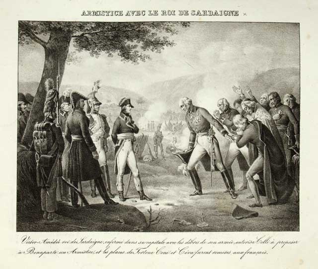 Armistice avec le Roi de Sardaigne