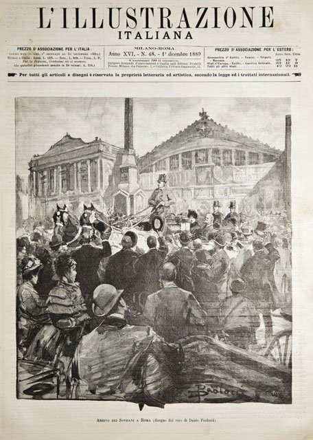 Arrivo dei Sovrani a Roma