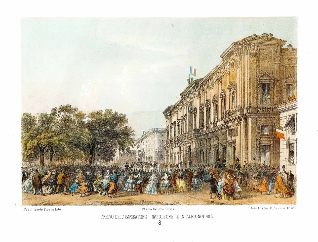 Arrivo dell'Imperatore Napoleone III in Alessandria