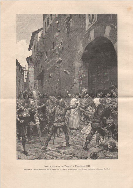 Assalto alle case dei Torriani a Milano, nel 1311
