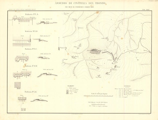 Assedio di Civitella del Tronto nei mesi di febbrario e …