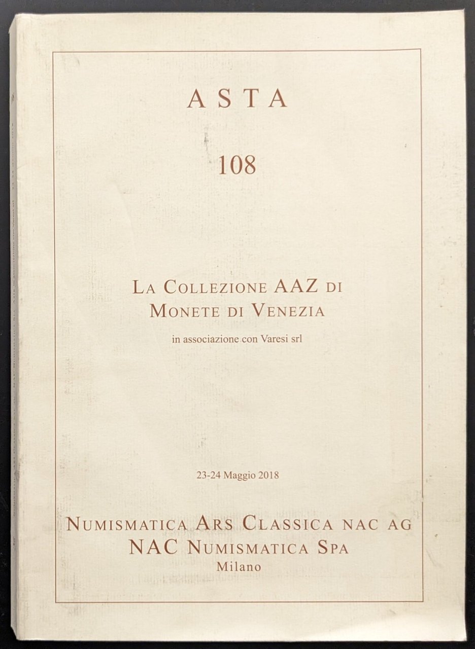 Asta 108. La Collezione AAZ di Monete di Venezia | Immagine principale