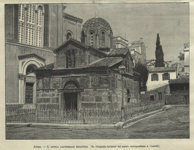 Atene - L’antica cattedrale bizantina