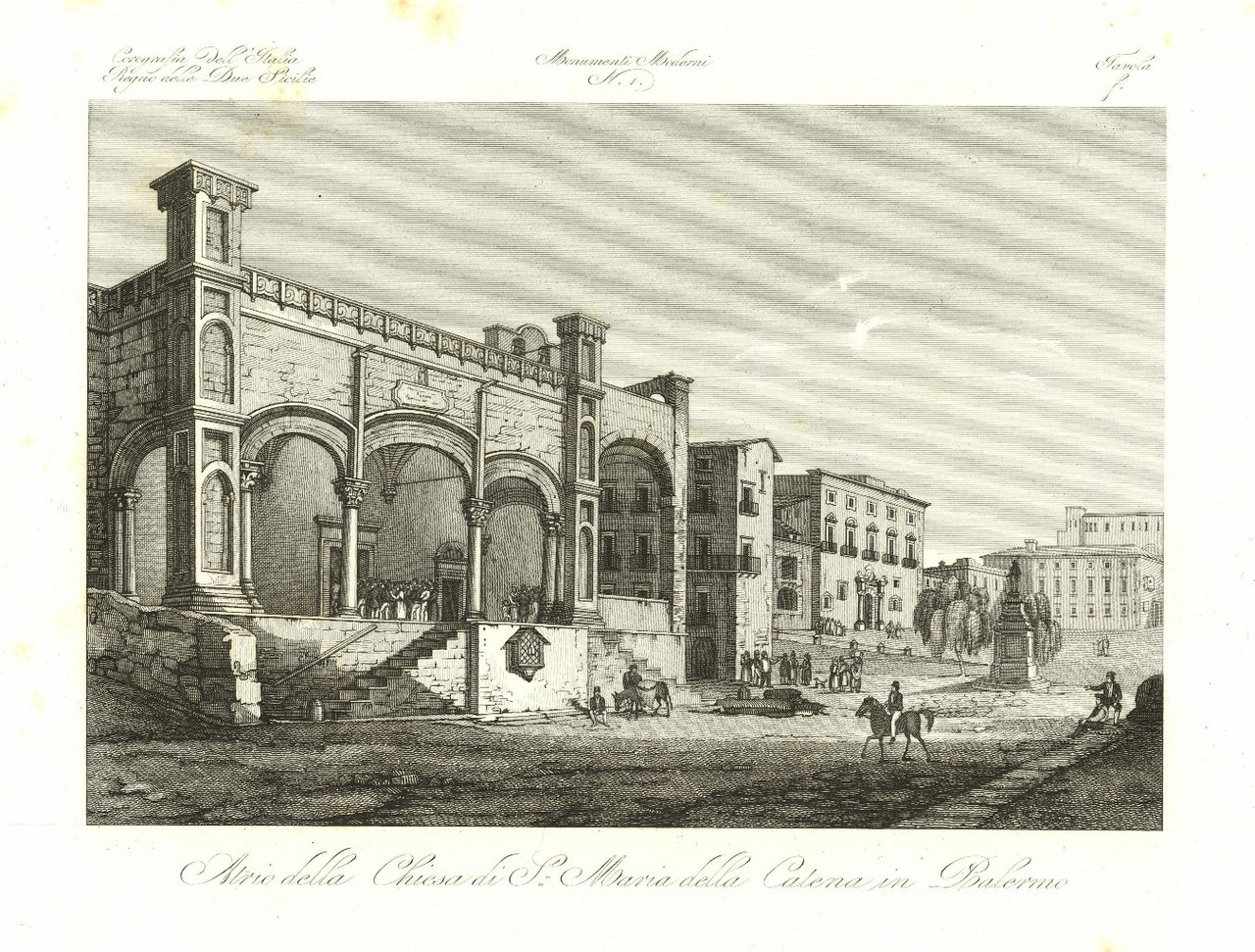 Atrio della Chiesa di S. Maria della Catena in Palermo