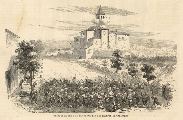 Attaque et prise de San Fermo par les troupes de …