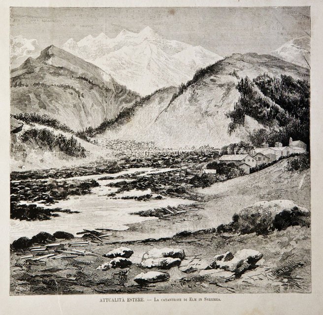 Attualità estere / La catastrofe di Elm in Svizzera
