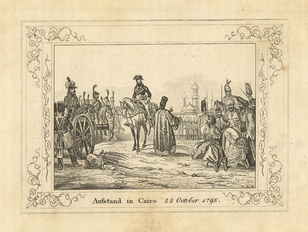 Aufstand in Cairo 22 October 1798