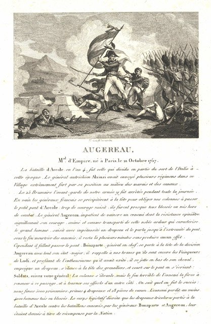 Augereau Mal d’Empire, né à Paris le 21 Octobre 1757