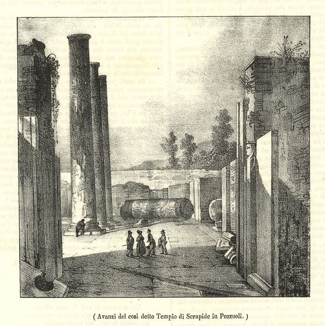 Avanzi del così detto Tempio di Serapide in Pozzuoli