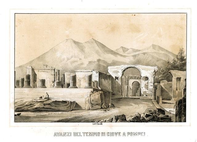 Avanzi del tempio di Giove a Pompei