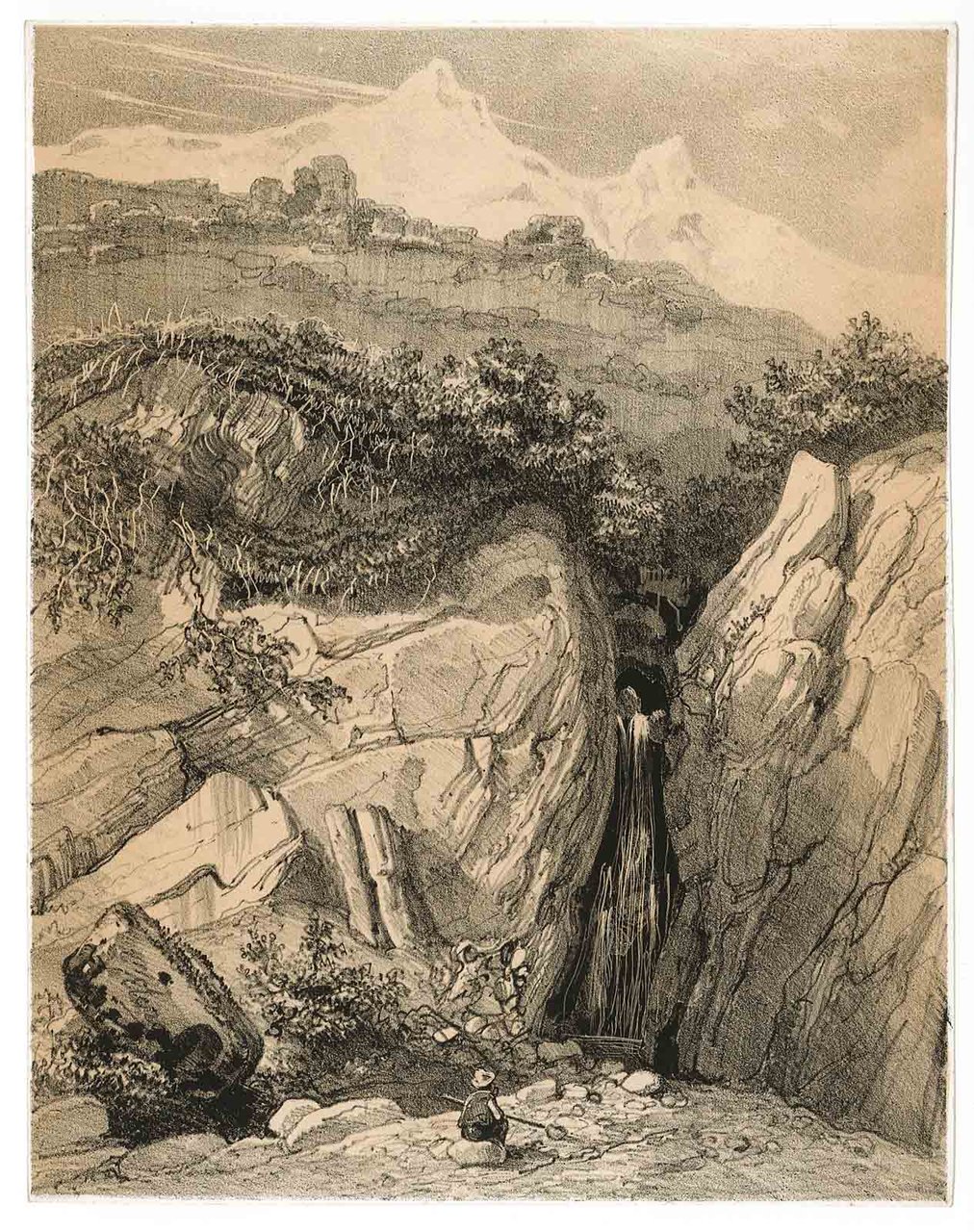 Avanzi di fortificazioni sulle Alpi dette del Cardinello nei monti …